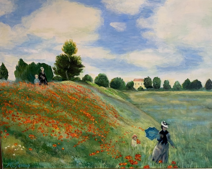 marilyn Jessop | From Remasterd Series Poppy  Fieldes| Claude Oscar Monet